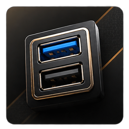 1x USB 3.0