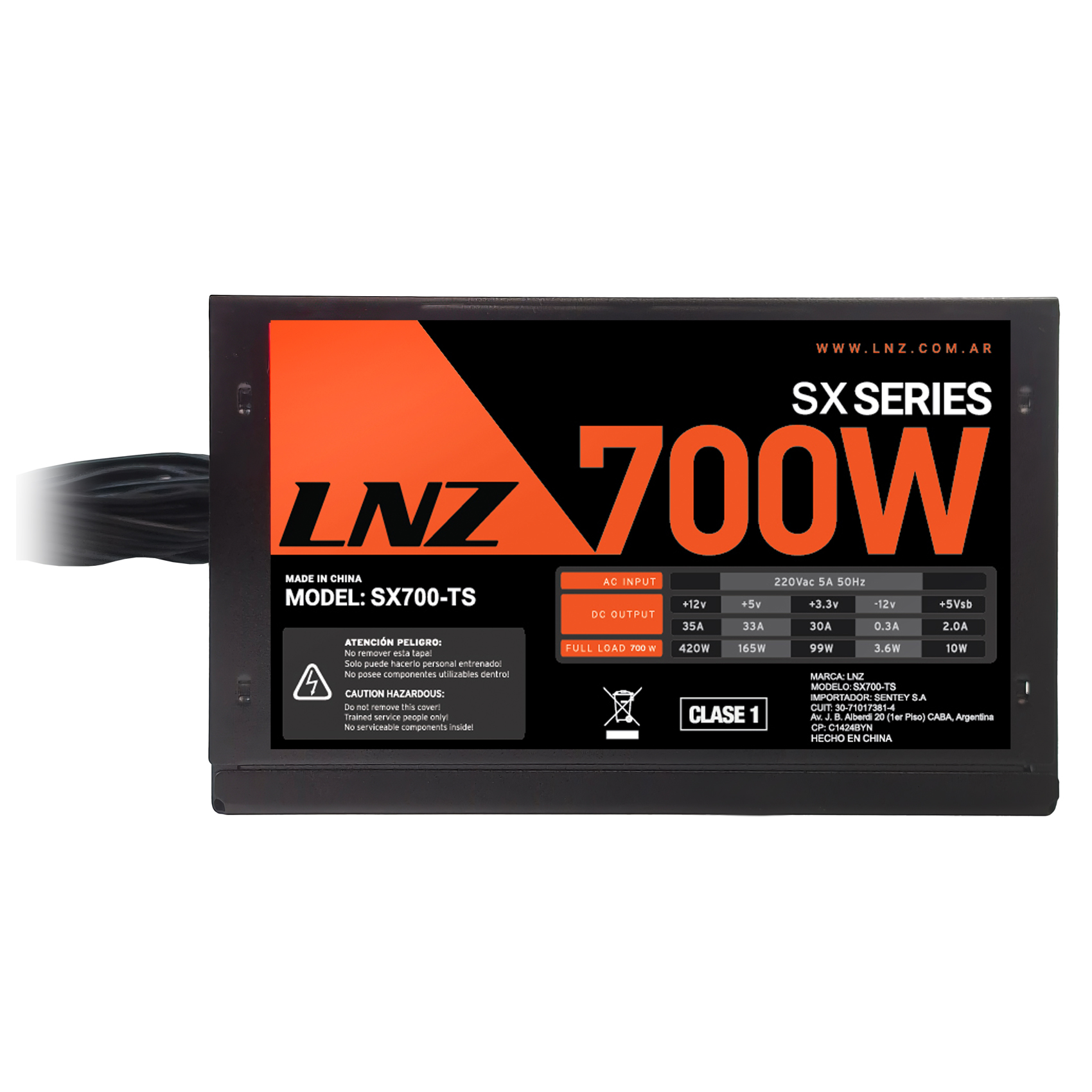 LNZ SX700-TS · Vista 8